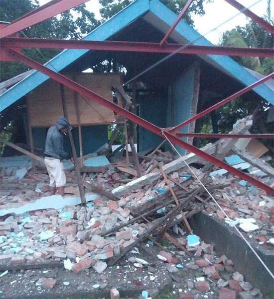 Cận cảnh động đất ở Indonesia, hơn 600 người thương vong 2